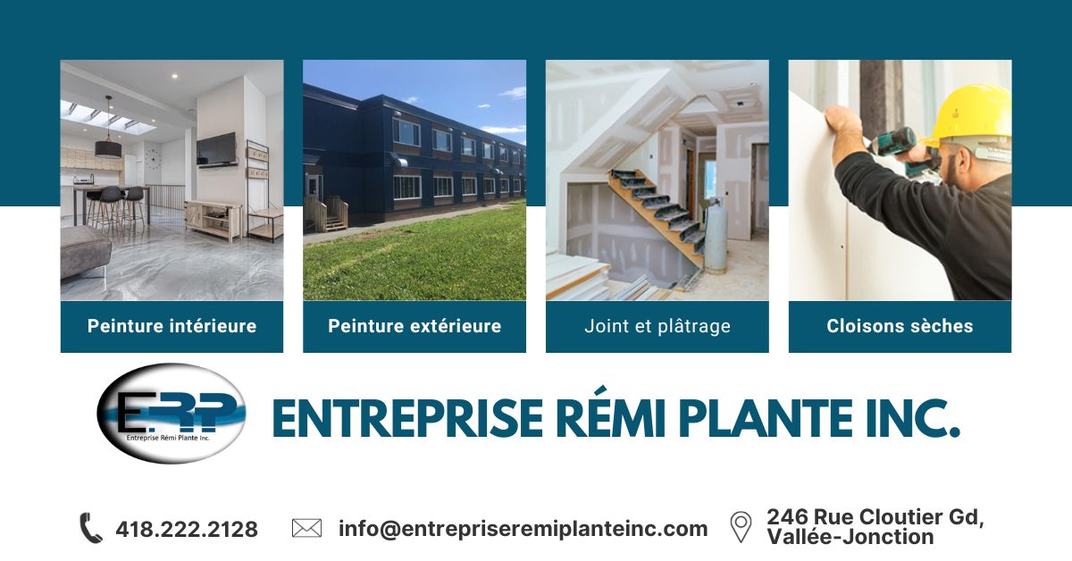 Entreprise de peinture professionnelle pour bâtiments résidentiels et commerciaux à Sainte-Marie